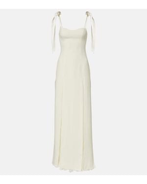 Marmar Halim Robe Longue - Blanc