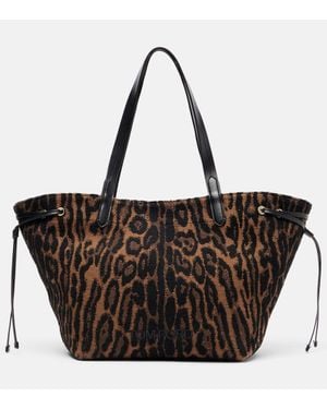Tom Ford Tote Bag Beachwear Large Aus Jacquard - Schwarz