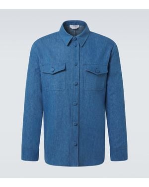 Gabriela Hearst Surchemise En Jean - Bleu