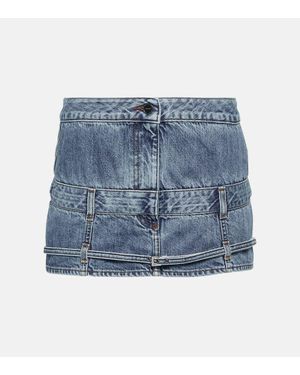 Jacquemus Minigonna La Mini De Nimes Criollo denim - Blu