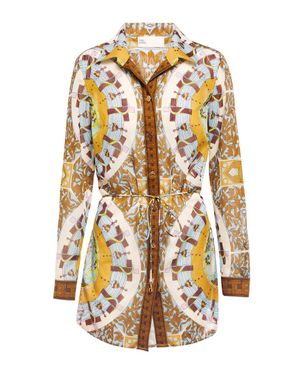 Tory Burch Bluse Aus Baumwolle - Mettallic