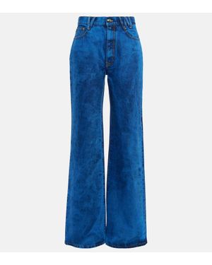 Vivienne Westwood Jean Evase A Taille Haute - Bleu