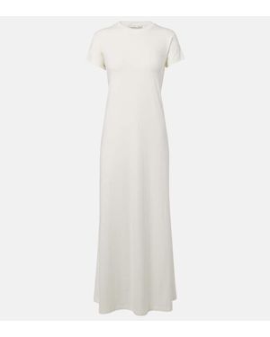 Proenza Schouler Maxikleid Noelle Aus Jersey - Weiß