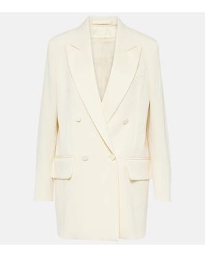 Max Mara Blazer Monica Aus Wolle - Natur