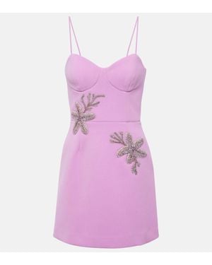 REBECCA VALLANCE ワンピース Cielo embellished corset 954467 Cielo embellished corset dress in blue - Rebecca Vallance