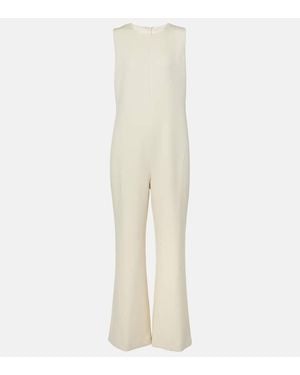 The Row Jumpsuit Levante Aus Wolle - Weiß