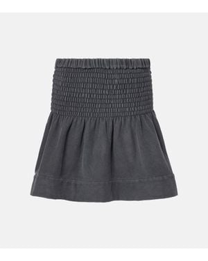 Isabel Marant High-Rise-Minirock Pacifica Aus Baumwolle - Grau