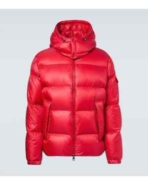 Moncler Couyere Hooded Down Jacket - Red