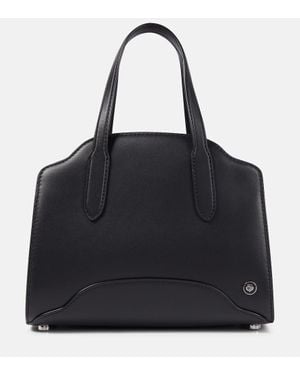 Loro Piana Sesia Micro Leather Tote - Black