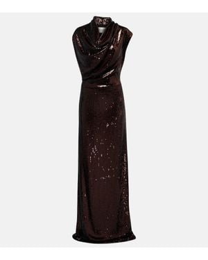 TOVE Robe Azalea Mit Pailletten - Schwarz