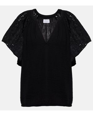 Velvet Top Tish Aus Baumwolle - Schwarz