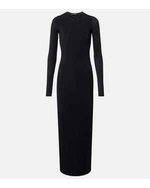 Wardrobe NYC Midikleid Aus Jersey - Schwarz