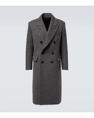 Tom Ford Mantel Aus Schurwolle - Schwarz
