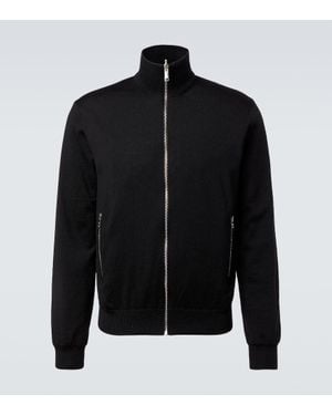 Prada Reversible Virgin Wool And Re-Nylon Jacket - Black