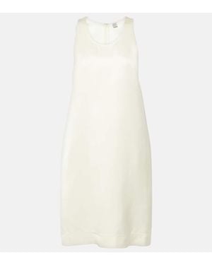 TOTEME Satin Minidress - White