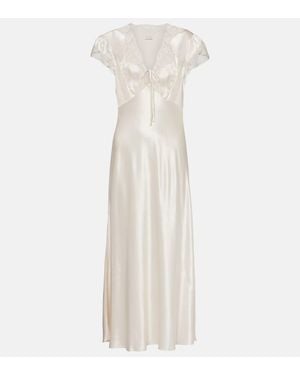 RIXO London Bridal Amari Satin Gown - White