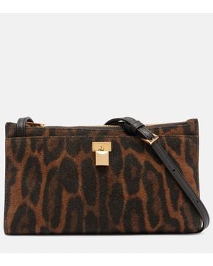 Tom Ford Bolso Cruzado Padlock De Ante - Marrón