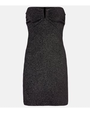 Eres Minikleid Bronzage Aus Lurex - Schwarz