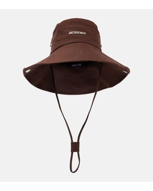 Jacquemus Le Bob Denim Bucket Hat - Brown