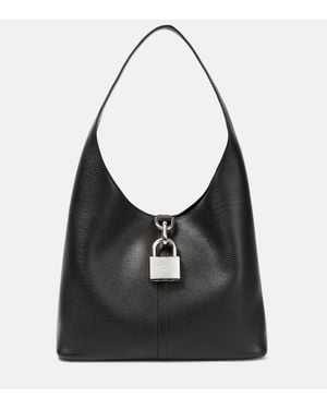 Balenciaga Borsa media locker north-south in pelle - Nero