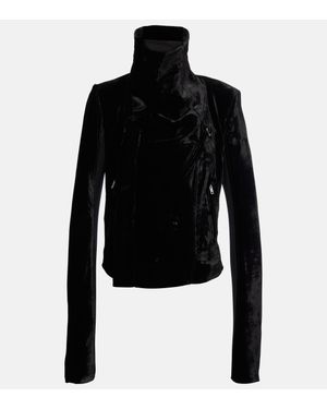 Rick Owens Velvet Jacket - Black