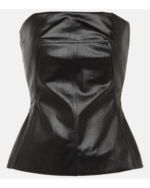 Rick Owens Top Di Jeans Lido - Nero