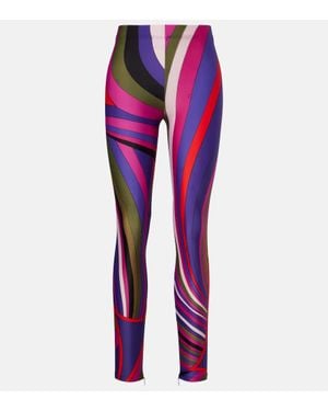 PUCCI Leggings Iride Aus Jersey - Pink