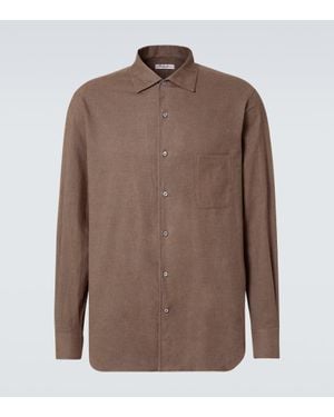Loro Piana Andre Cotton Shirt - Brown