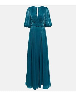 Costarellos Robe Brennie Aus Georgette - Blau