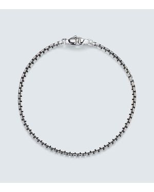 David Yurman Pulsera De Cadena De Plata De Ley - Metálico