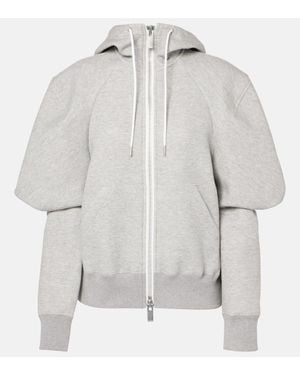 Sacai Sudadera De Jersey En Mezcla De Algodon - Gris