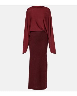 AYA MUSE Maxikleid Pine - Rot
