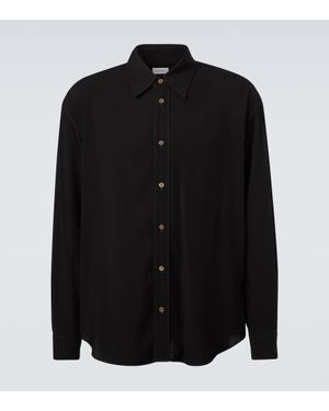 Lemaire Oversize-Hemd - Schwarz