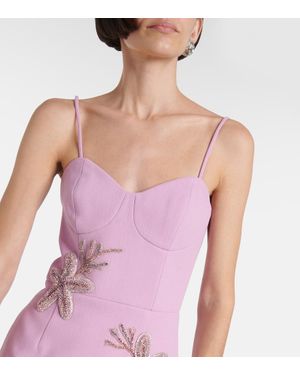 REBECCA VALLANCE ワンピース Cielo embellished corset 954467 Cielo embellished corset dress in blue - Rebecca Vallance