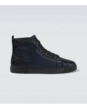 Christian Louboutin High-Top Sneakers Louis - Schwarz