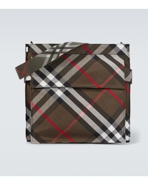 Burberry Tote Bag Check Medium - Grün