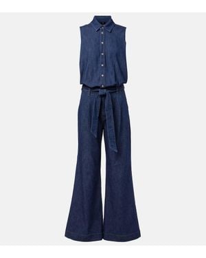 7 For All Mankind Denim Jumpsuit - Blue