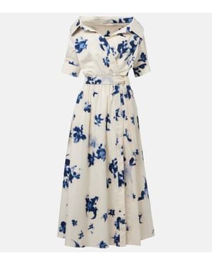 Altuzarra Abito Midi Lydia - Blu