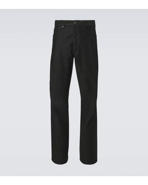 Maison Margiela Cotton Straight Pants - Black