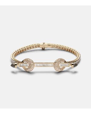 ANANYA Chakra 18Kt Bracelet With Diamonds And Quartz - Metallic