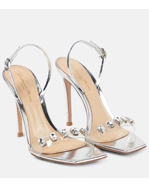 Gianvito Rossi Sandali - Metallizzato