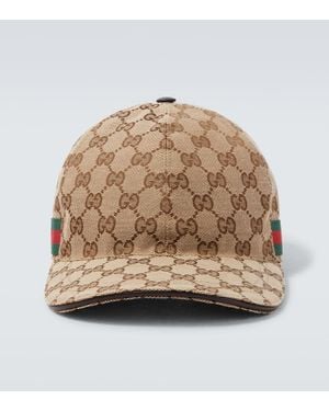 Gucci Casquette En Toile Gg - Neutre