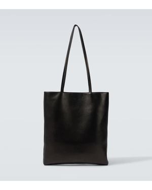 The Row Tote Flat De Piel - Negro