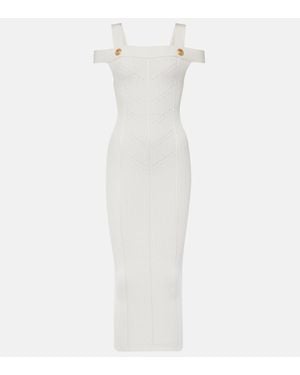 Balmain Midi Dresses - White