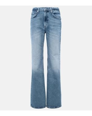 Citizens of Humanity Vidia Mid-Rise Bootcut Jeans - Blue