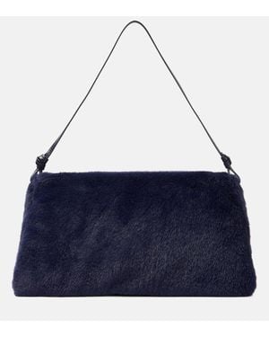 STAUD Bolso Cruzado Vivi De Ante Sintetico - Azul