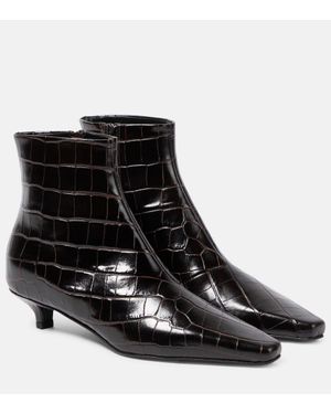 TOTEME Stivaletti The Slim in pelle - Nero