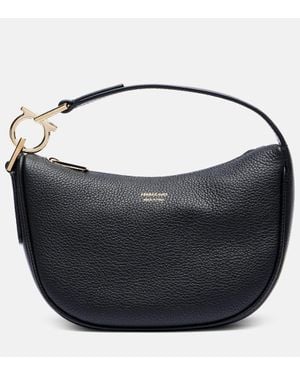 Ferragamo Tote Smile Aus Leder - Schwarz