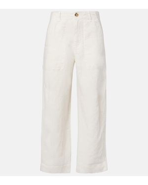 Velvet Pantaloni Issa - Bianco