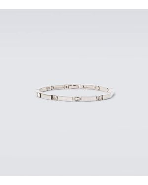 Saint Laurent Crystal-Embellished Bracelet - Metallic